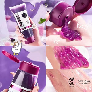 Gel Tẩy Tế Bào Chết Toàn Thân Mâm Xôi Đen GinBi 200ml | Chiết Xuất Mâm Xôi Đen Dưỡng Trắng Da An Toàn, Hiệu Quả