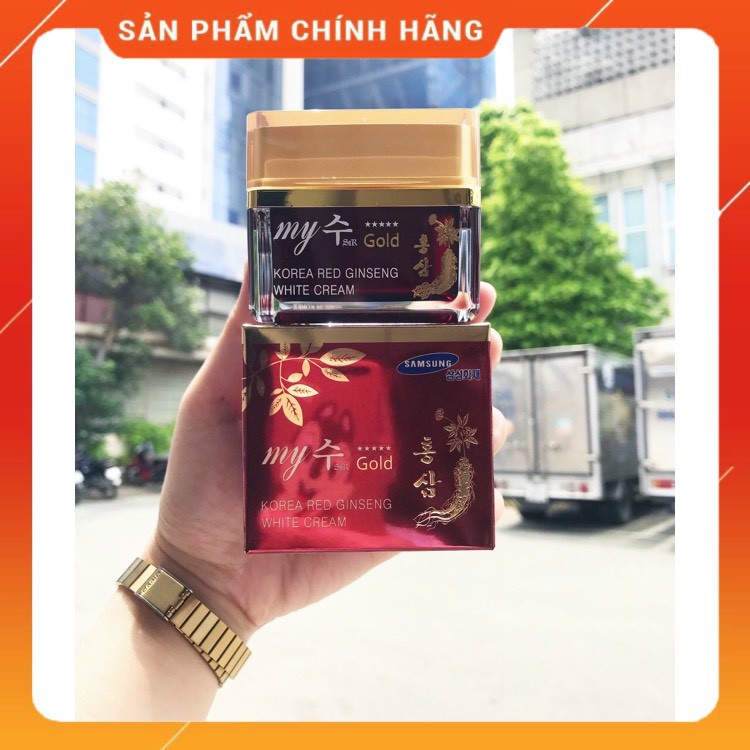 Kem hồng sâm ⚡FREE SHIP⚡ dưỡng trắng da Red Ginseng White Cream 50ml