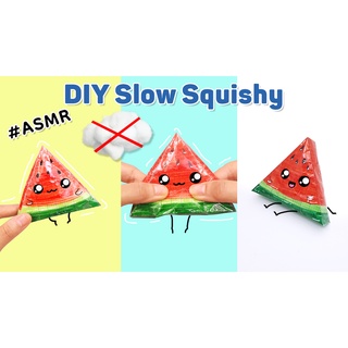 Squishy dưa hấu bằng giấy