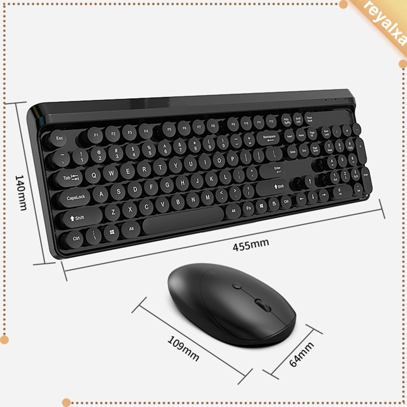 Bàn phím bluetooth không dây 2.4G có thể sạc lại cho Windows PC Smart TV