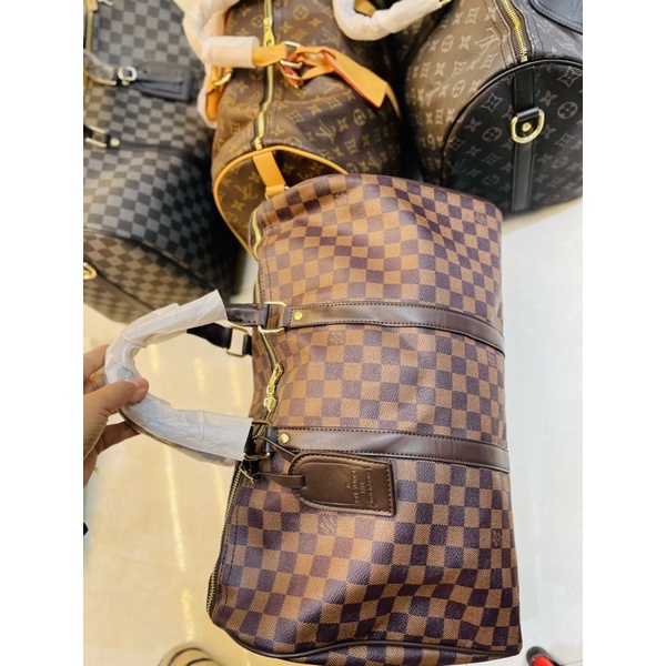 Túi trống du lịch màu vàng bò size 50