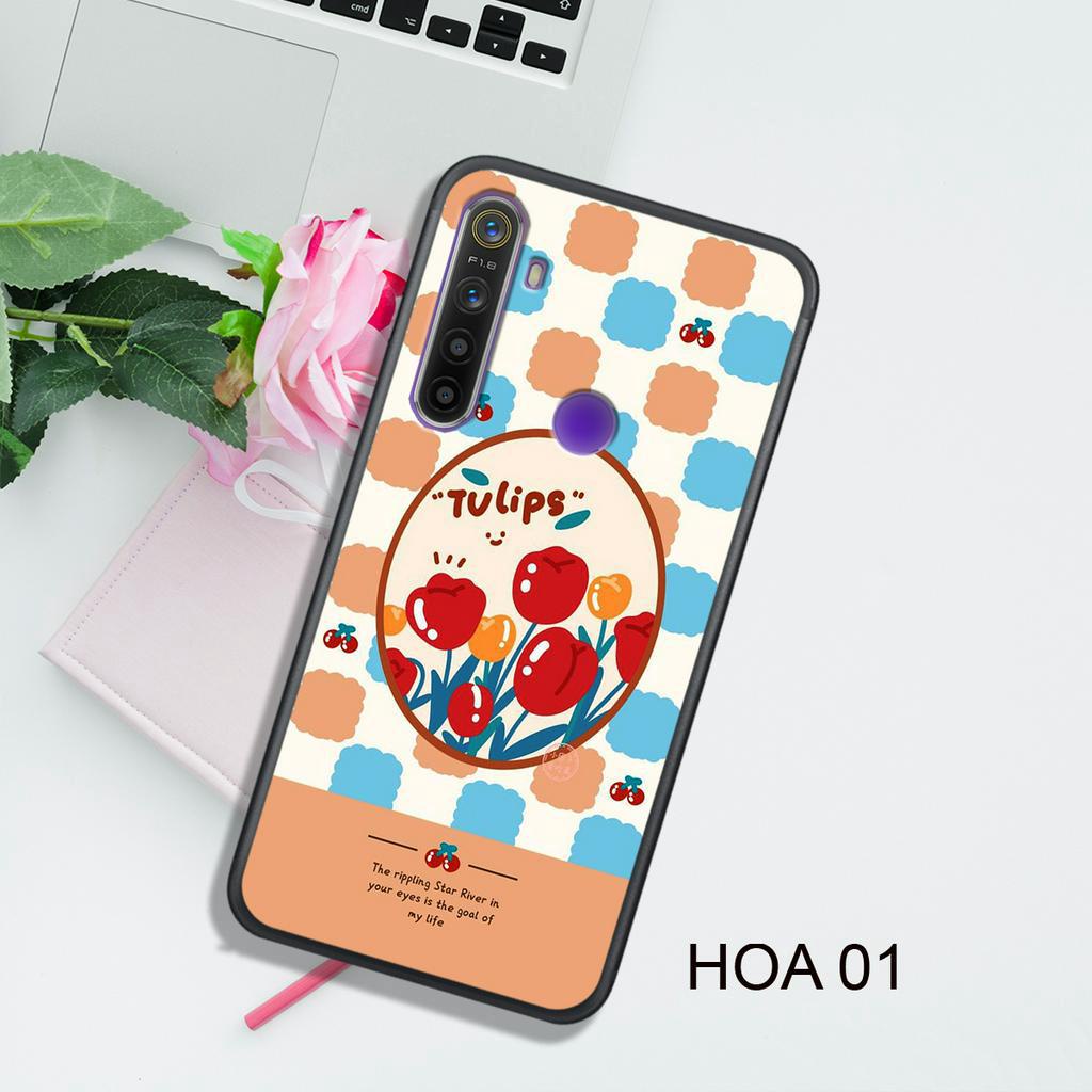 Ốp Lưng  OPPO REALME 5/5i/5s - REALME 5 PRO - REALME 6 - REALME 6 PRO - REALME 6i , In Hình HOA, Màu Sắc Bắt Mắt.