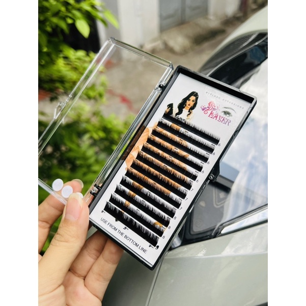 Mi dưới mi baby mix sz 6-7-8-9mm nâu và đen siêu tiện