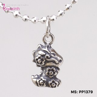 Mặt đeo dây chuyền, lắc tay, lắc chân cho bé 12 con giáp bạc Thái 925 Bạc Xinh Huệ Ngân- Quà tặng Tuổi Thìn PP1379-MDC