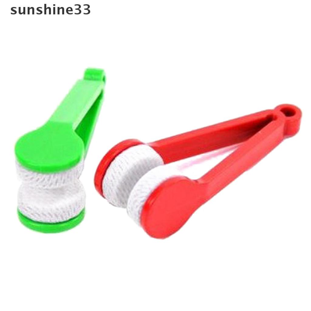 1 Cọ Rửa Kính Hai Mặt Mini Bằng Sợi Microfiber