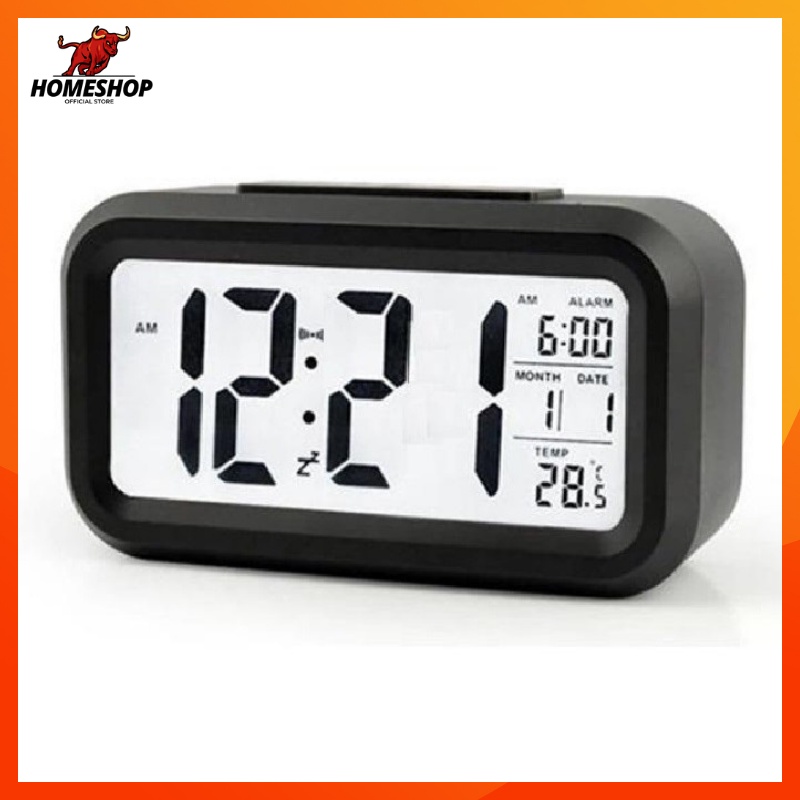 Đồng hồ Led để bàn đa chức năng màn hình LCD cảm biến nhiệt độ hiển thị thời gian,lịch,đồng hồ trang trí