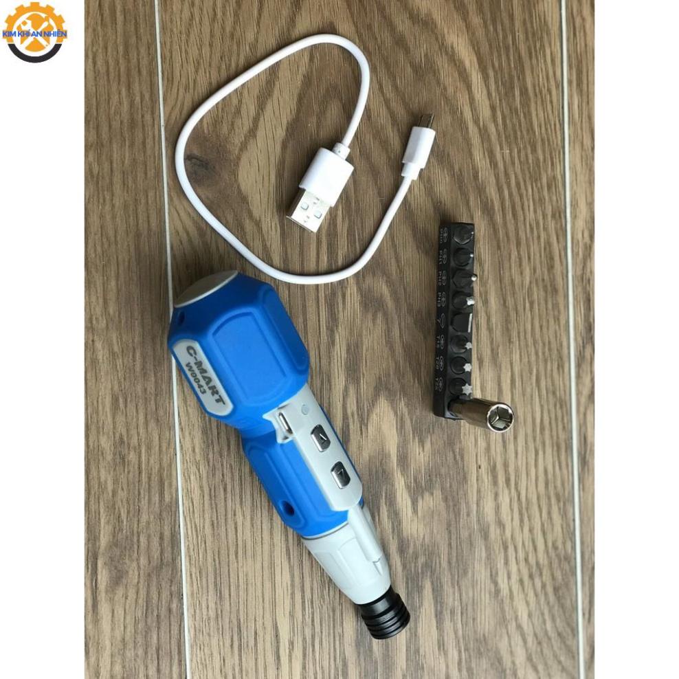 Máy vặn vít sửa máy tính, bo mạch điện tử sử dụng pin sạc chinh hãng Cmart W0043