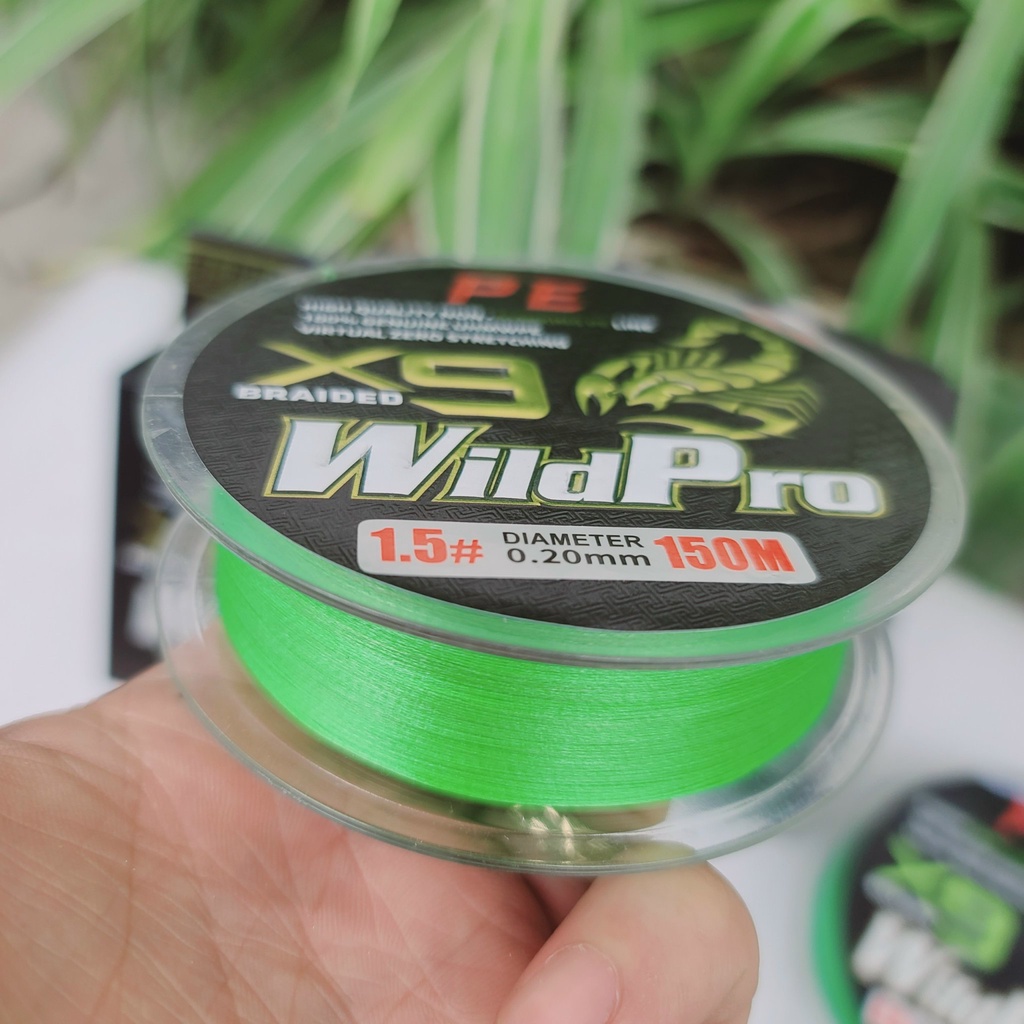 Dây dù câu cá PE Lure X9 WildPro dài 150m
