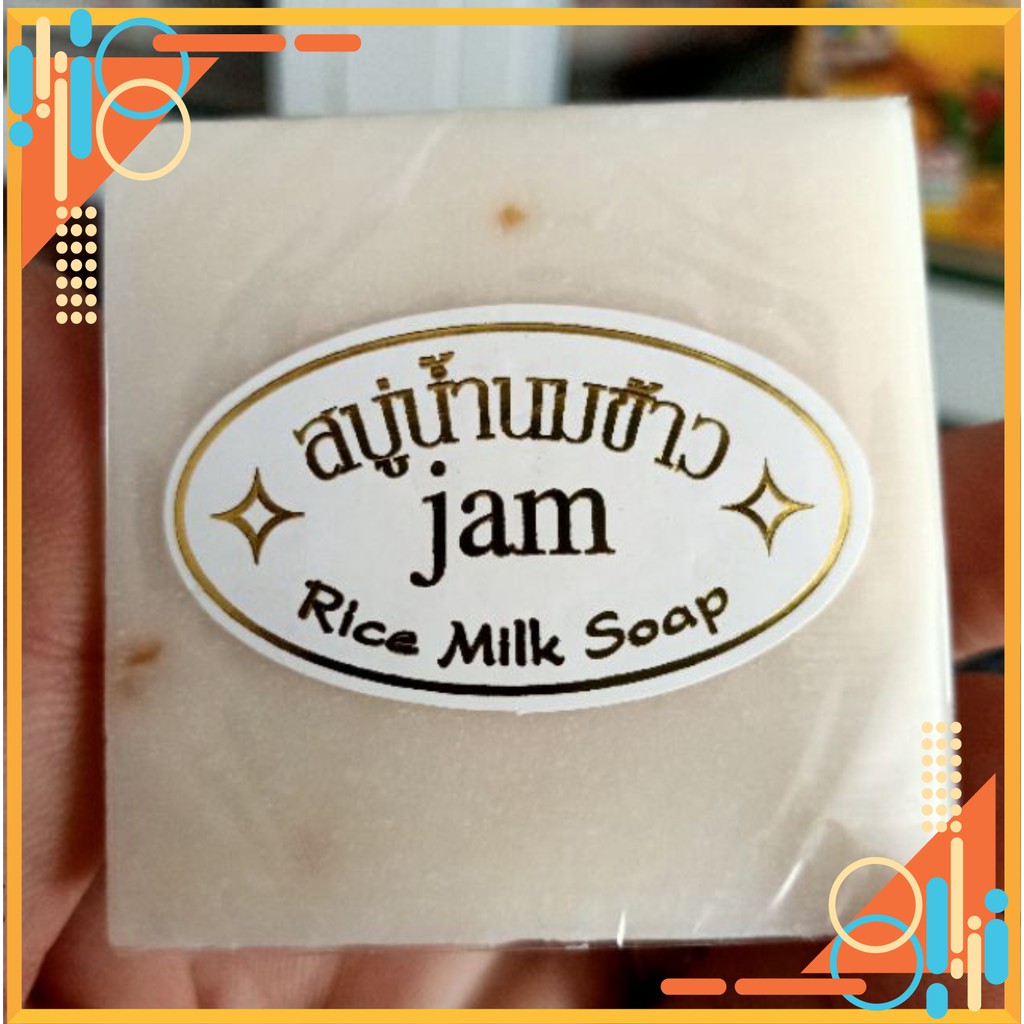 JAM RICE MILK SOAP XẠ PHÒNG CÁM GẠO CHUẨN THÁI LAN MM222