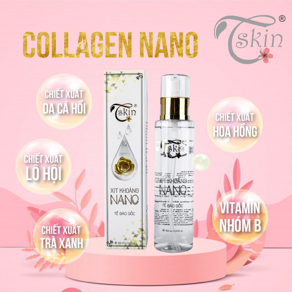 Xịt Khoáng Nano Tế Bào Gốc TSKIN