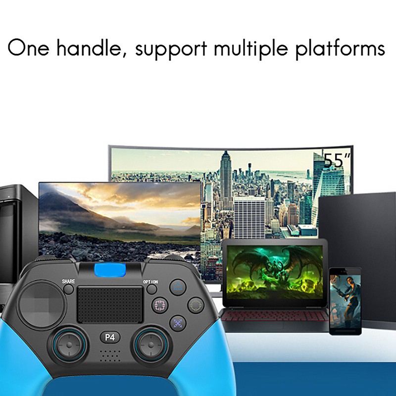 Tay Cầm Chơi Game Không Dây Kết Nối Bluetooth 4.0 Cho Pc Android Ps4