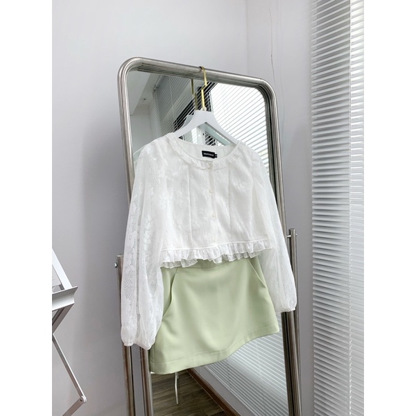 Sibling House - Áo kiểu tay dài cổ bèo JOSIE SHIRT