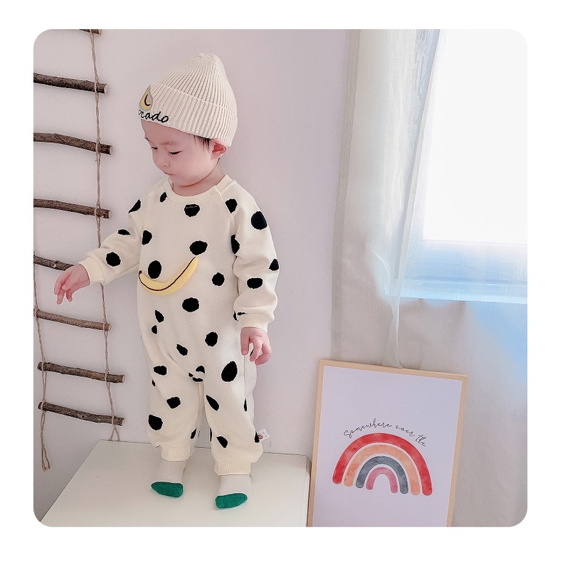 Body yếm chuối cho bé, bộ body liền thân BD035 cho bé 3-13kg