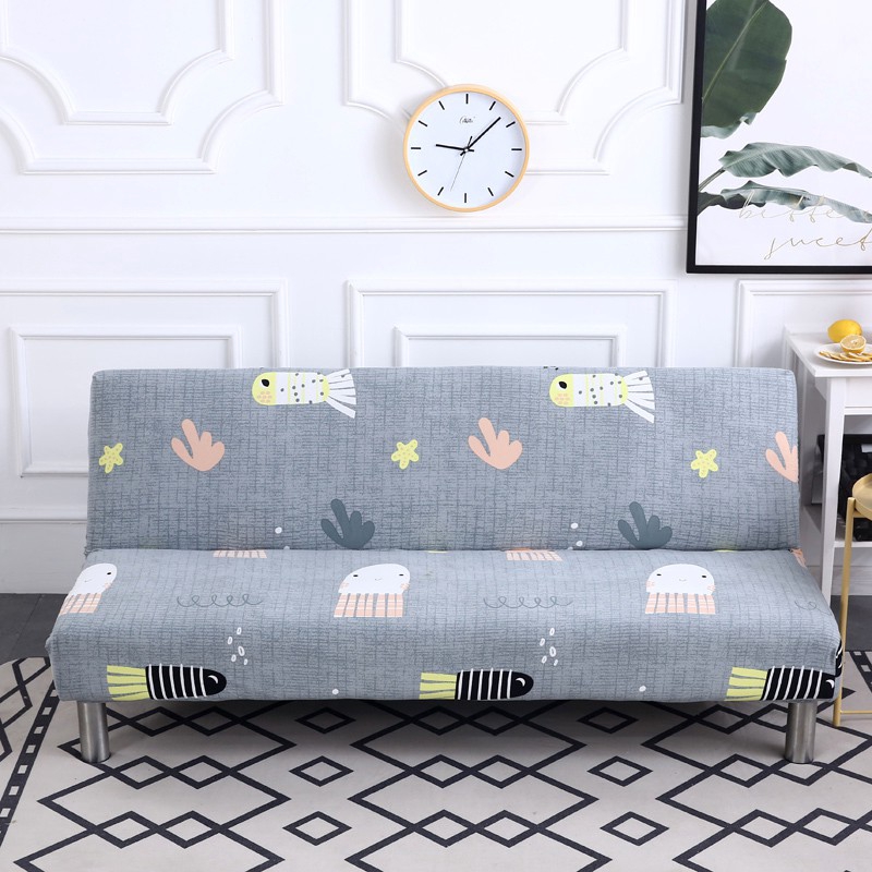 Áo bọc ghế sofa in họa tiết hoa kích thước 1m6