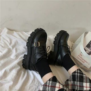 Giày da ulzzang ( ảnh thật cuối )