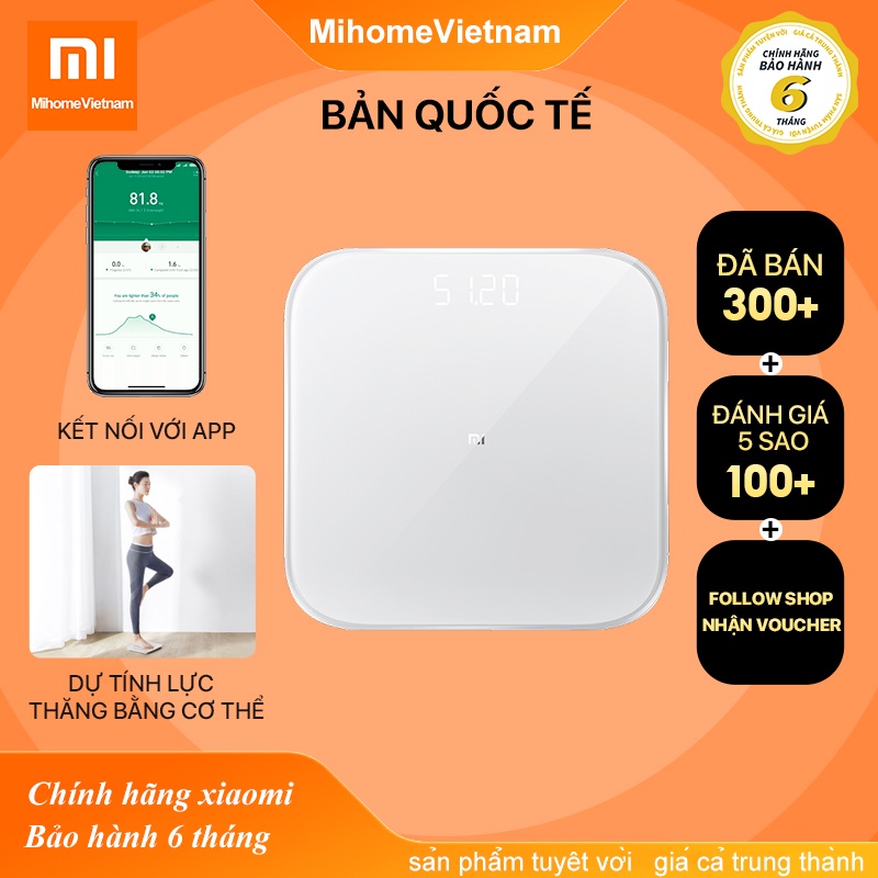 Cân Điện Tử Thông Minh Bluetooth Xiaomi Smart Scale Gen 2 – Bác Sĩ Gia Đình, Trợ Lý Sức Khỏe - Hàng Chính Hãng