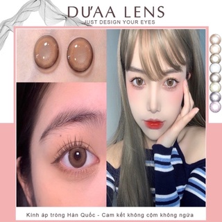 Lens mắt lens nâu tây giãn nhỏ hàn quốc chính hãng