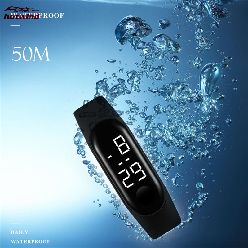 Đồng hồ thời trang chống thấm nước màn hình cảm ứng có 7 màu để lựa chọn