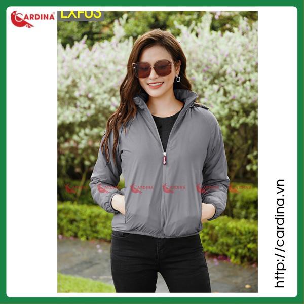 Áo Khoác Gió Nữ 2 Lớp Lót Lông Cừu CARDINA Cao Cấp Siêu Nhẹ, Siêu Ấm [SIÊU PHẨM CHỐNG NƯỚC MÙA LẠNH]