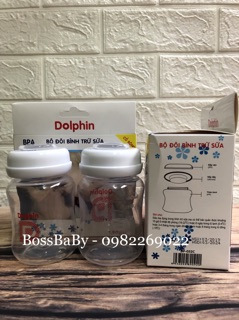 Bộ đôi bình trữ sữa Dolphin