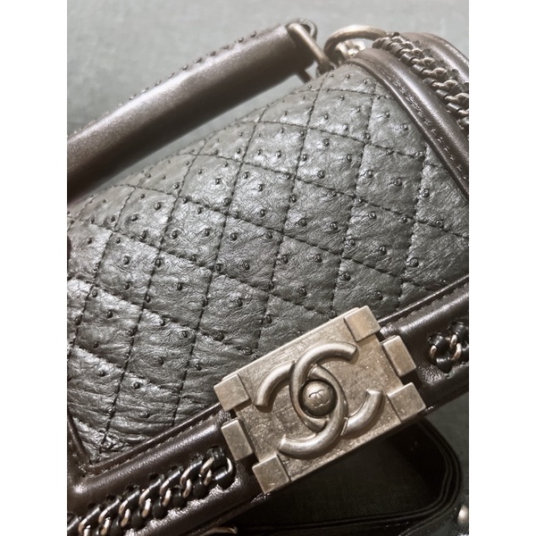 Túi chan*l boy da điểu thật hàng tuyển