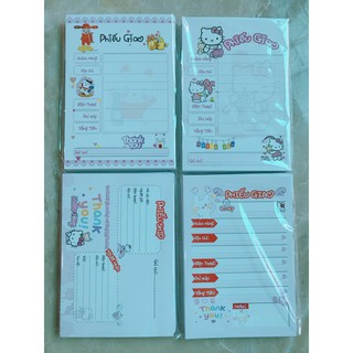 ComBo 3 Hóa đơn A5 và 3 phiếu Ship