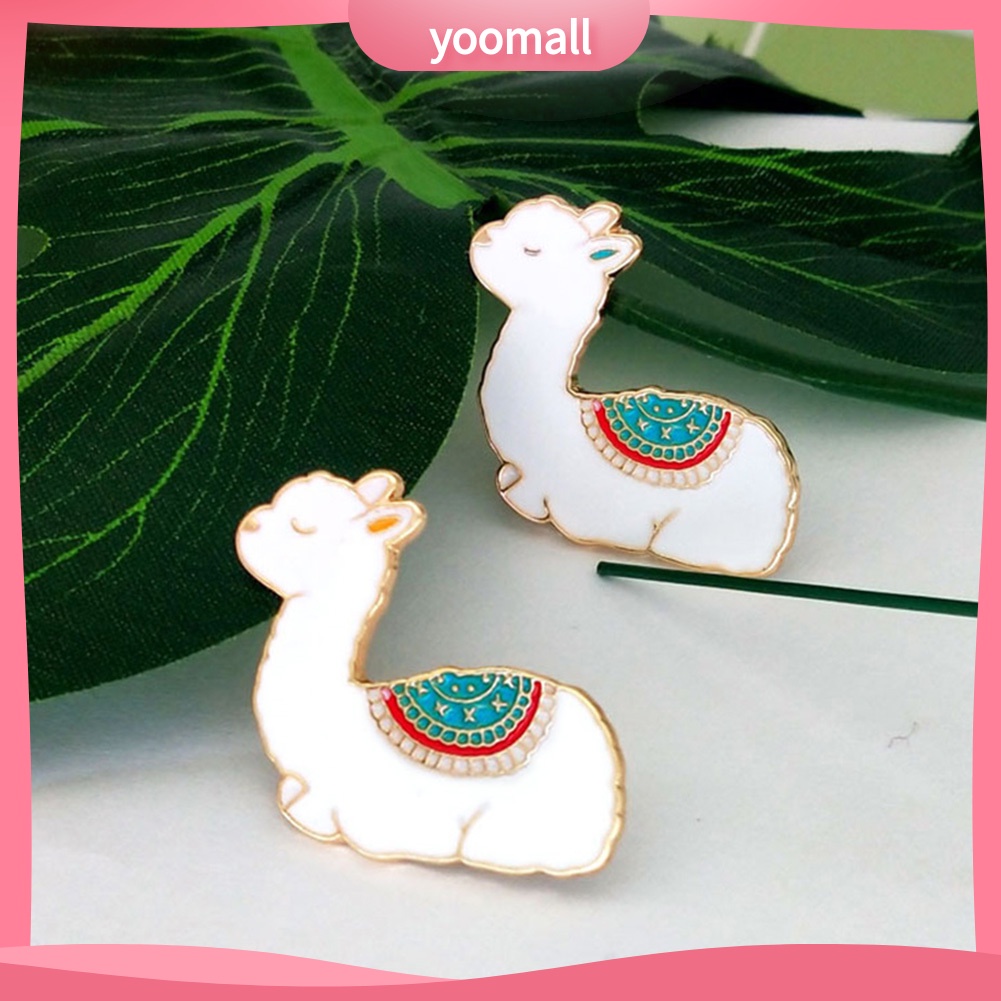 Ghim Cài Áo Hình Chú Lạc Đà Alpaca Xinh Xắn