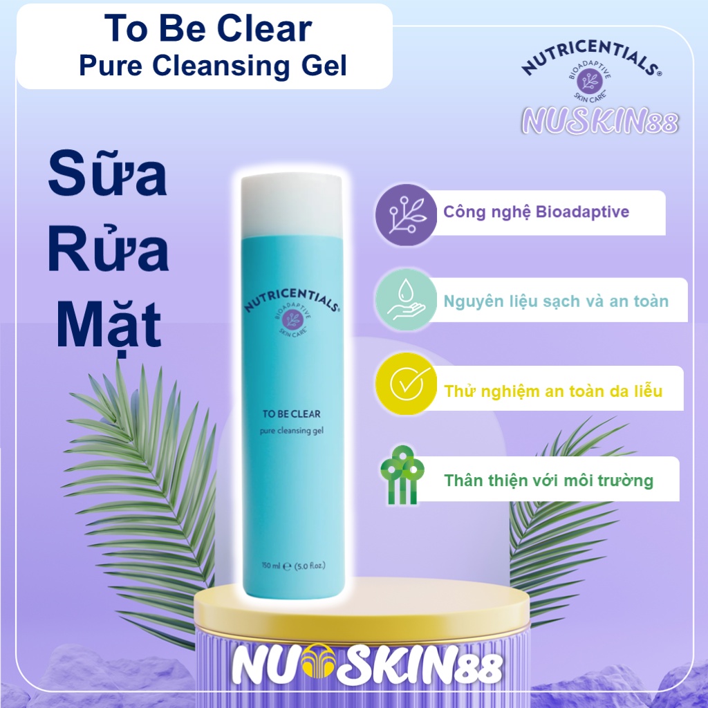 [MẪU MỚI] SỮA RỬA MẶT NUSKIN dành cho da dầu PURECLEANSING GEL