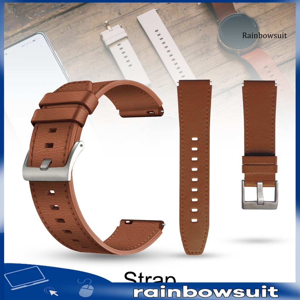 Dây Đeo Giả Da Thay Thế 22mm Cho Đồng Hồ Huawei GT/GT2