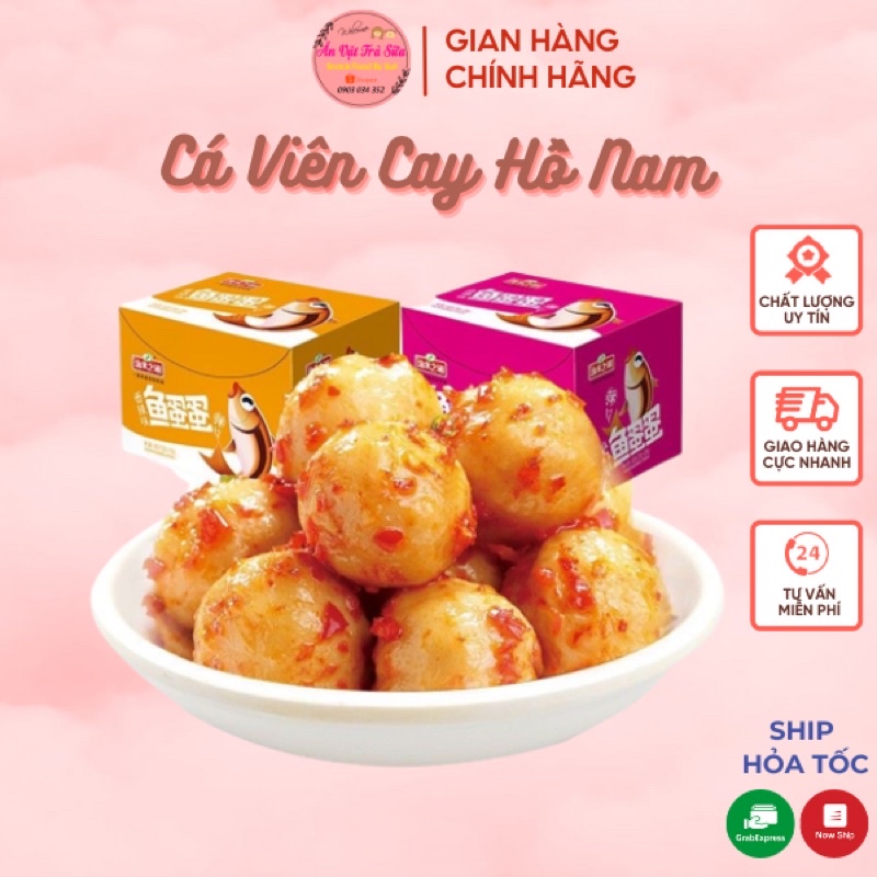 Chả Cá Viên Tẩm Vị Cay Siêu Ngon - Đồ ăn vặt Snackfoodbysuri