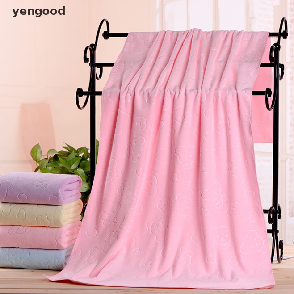 Khăn tắm mềm mại thấm hút tốt nhanh khô tiện lợi