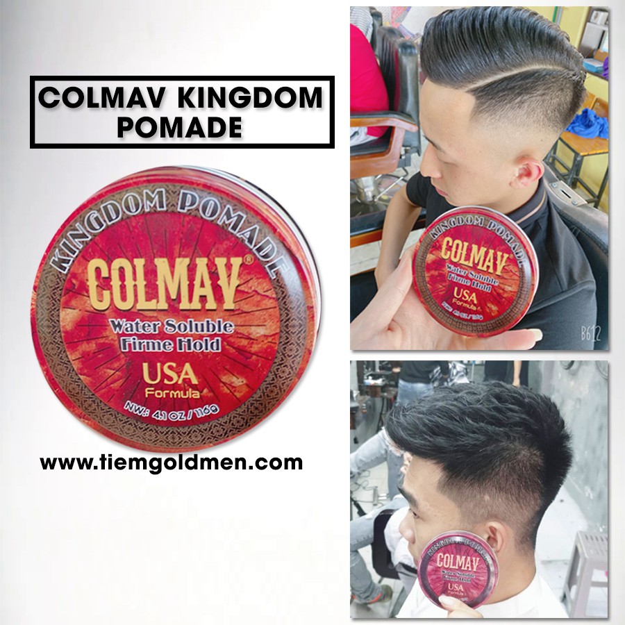 [CHÍNH HÃNG] Colmav Kingdom Pomade, Pomade vuốt tóc