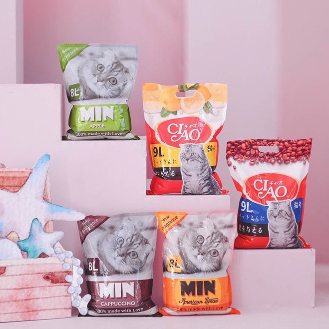 Cát vệ sinh cho mèo Miku Molly - cát đất sét __