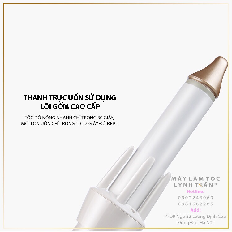 Máy uốn xoăn xoay tự động Vivid&Vogue® Ver 2