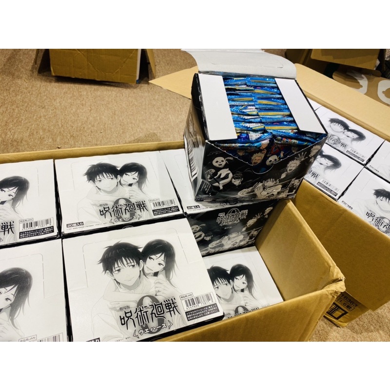 Thẻ nhân phẩm pack random wwafer Jujutsu Kaisen JJK ver 0 Gojo Megumi Itadori Toge Getou Nanami