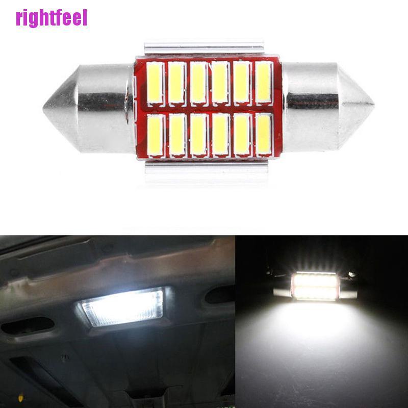 Bộ 2 Đèn Led 31mm 4014 12smd C5W Chất Lượng Cao
