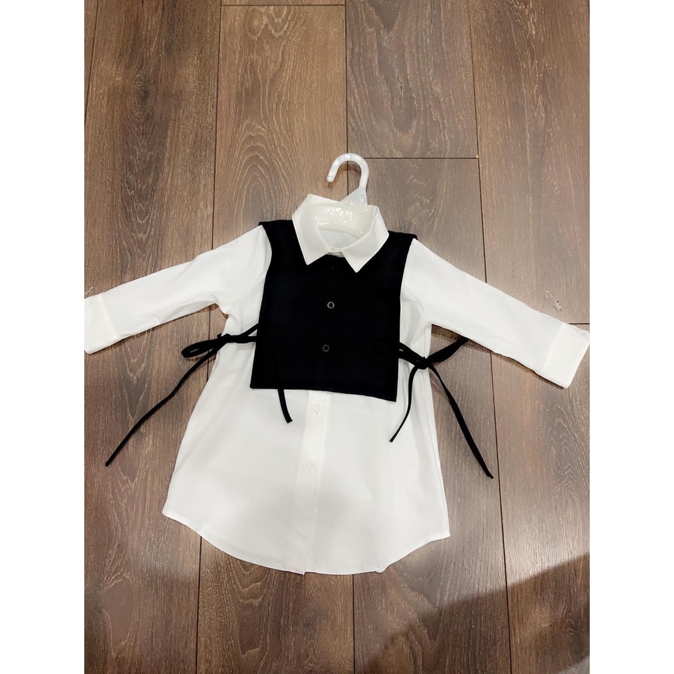Bộ đồ bé gái Gile trắng SIÊU DỄ THƯƠNG,MÁT 8-23kg Angel Baby Thời Trang Thiết Kế