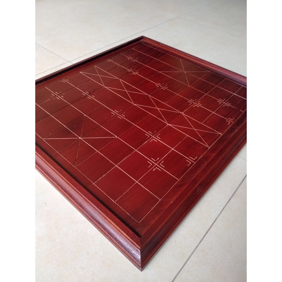 Bàn cờ tướng đẹp gỗ sồi giá rẻ 50x60cm màu nâu nhiều kiểu dáng