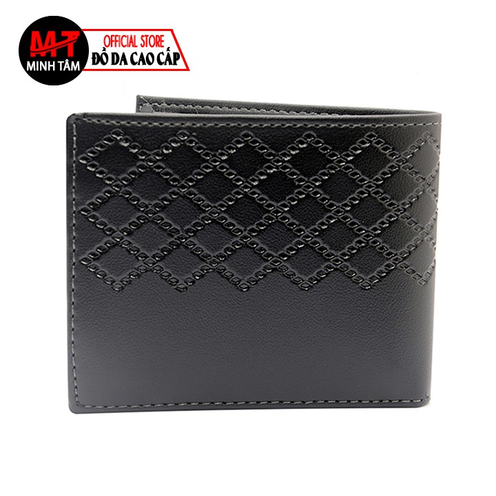 Ví nam Minh Tâm da PVC cao cấp , thời trang nam Minh Tâm MT417 , đen hoặc nâu | BigBuy360 - bigbuy360.vn