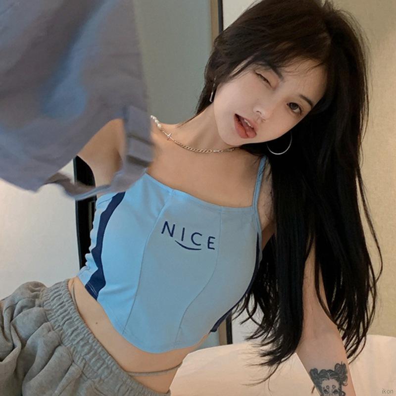 Áo croptop 2 dây thời trang quyến rũ cho nữ