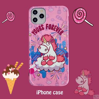 Ốp Lưng Mềm In Hình Kỳ Lân Xinh Xắn Cho Iphone X Xr Max 7 8 Plus 11 Pro Max