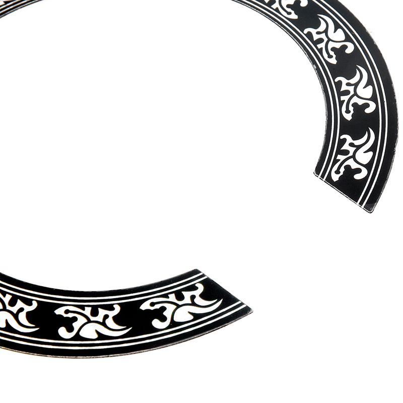 Sticker dán lỗ âm thanh cho đàn guitar cổ điển màu đen+sier