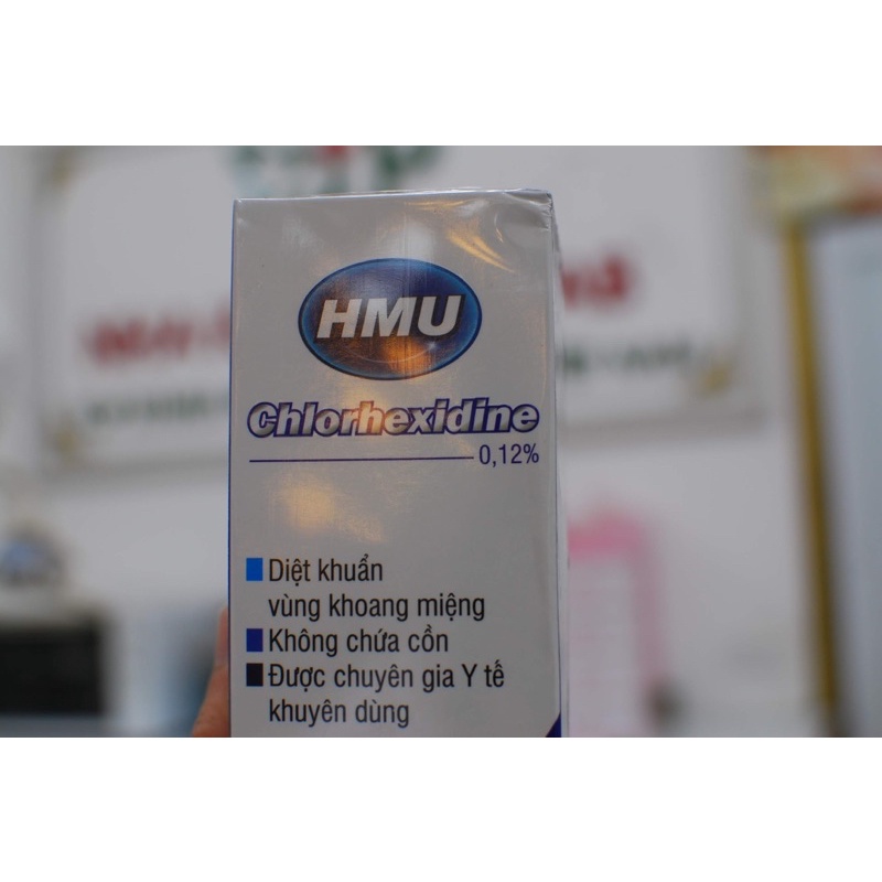 Nước súc miệng HMU Chlorhexidine Đại học y hà nội chính hãng