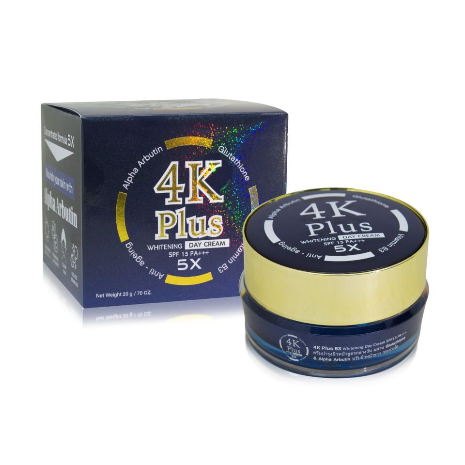 Kem dưỡng trắng da ban ngày 4k Plus whitening Day Cream SPF 15+++  Thái Lan