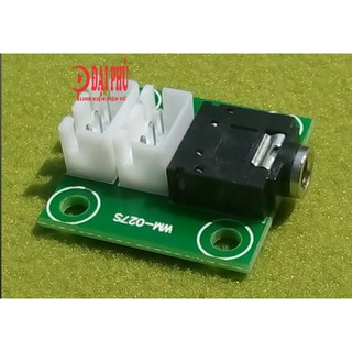 Mạch chuyển Jack audio 3.5mm cái - 2 Domino 3