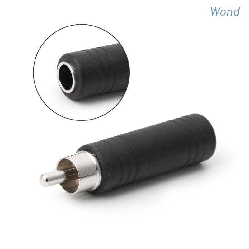 Đầu Chuyển Đổi Giắc Cắm Âm Thanh Rca Phono Sang Lỗ Cắm 6.5mm Mono Chuyên Dụng