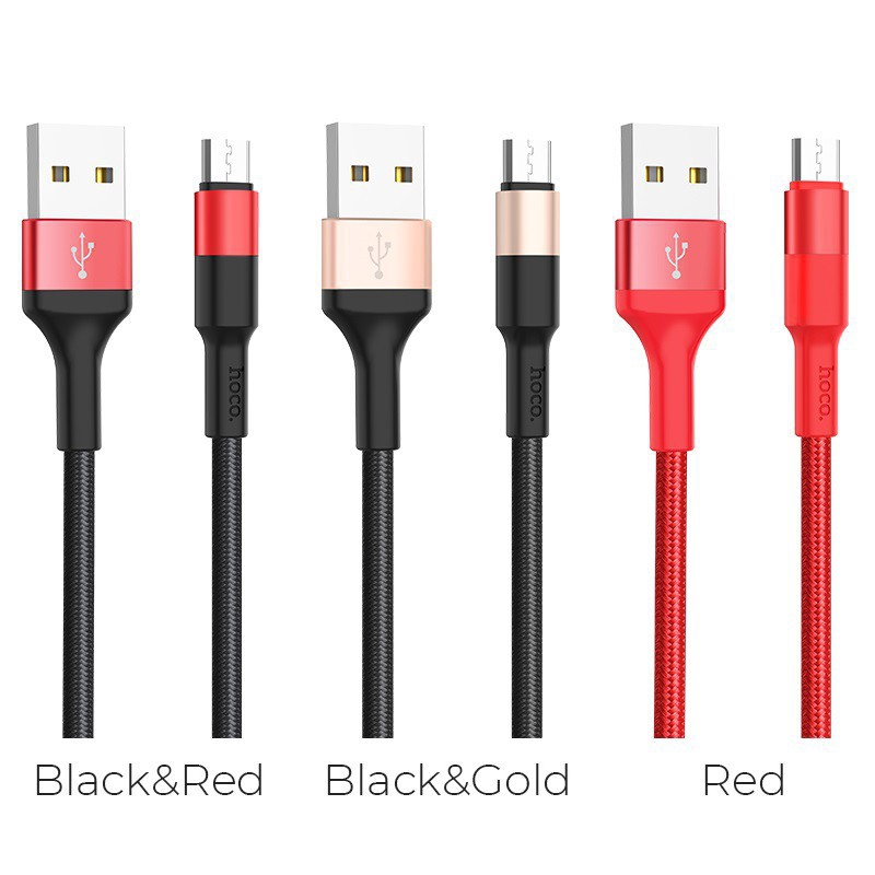 Cáp sạc Micro USB Hoco X26 chính hãng 1m Giá tốt