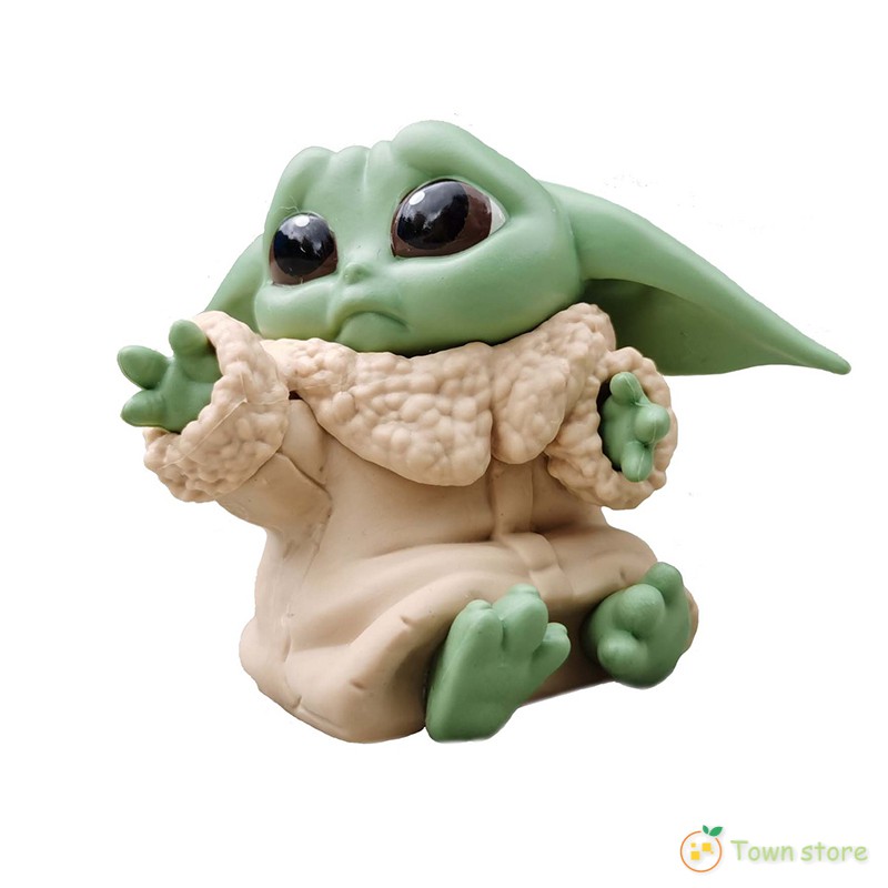 Set 5 Mô Hình Nhân Vật Baby Yoda Phim Star Wars 4