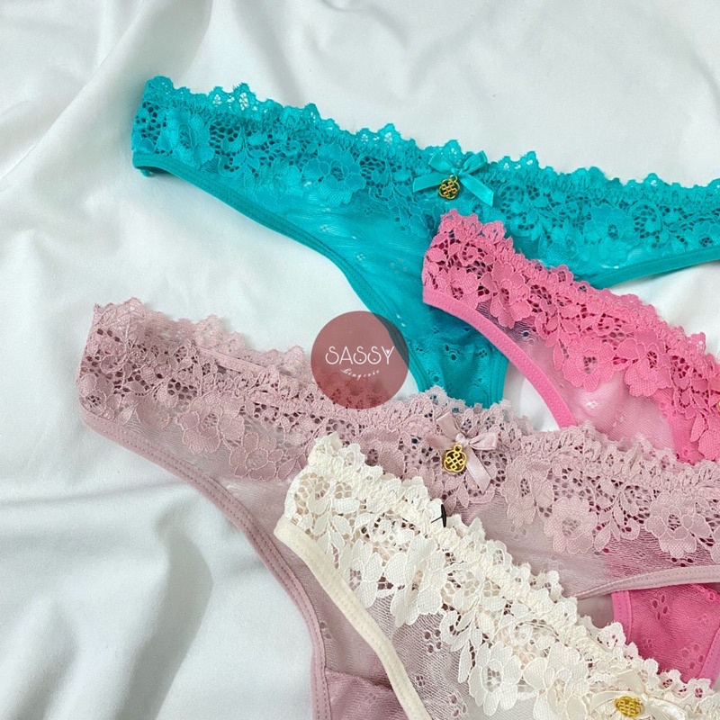 Quần lót nữ DAISY FUENTES lọt khe ren hoa dáng cơ bản gợi cảm cho nữ