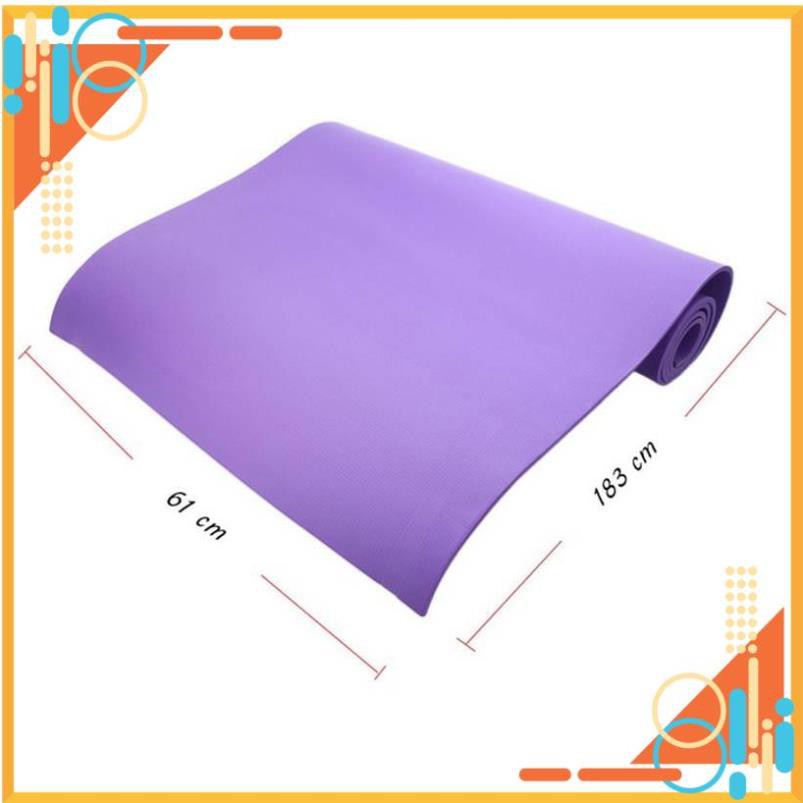 🎯XẢ LỖ🎯 Thảm Tập Yoga PVC 173x61x0,3 Cm Cao Cấp